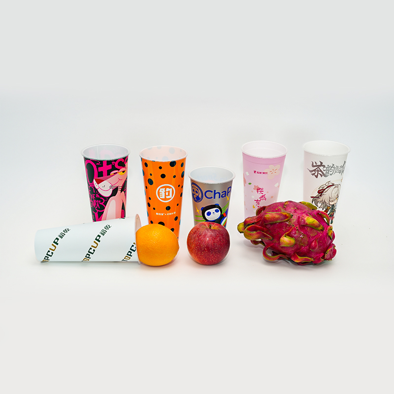 Cupa de băuturi din plastic pentru animale de companie de unică folosință